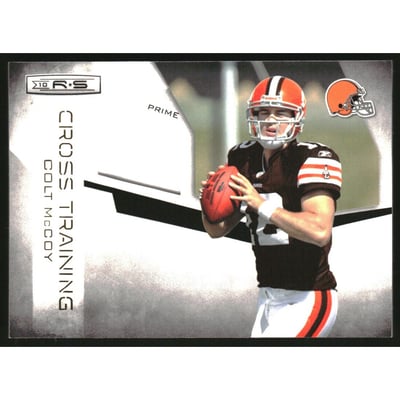 2010 Rookies and Stars Crosstraining Materials Prime #24 Colt McCoy
