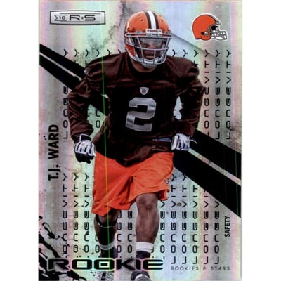 2010 Rookies and Stars Longevity Parallel Silver Holofoil #241 T.J. Ward