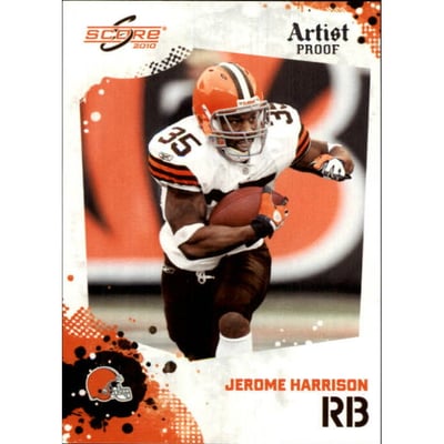 2010 Score Artist's Proof #68 Jerome Harrison