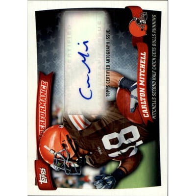 2010 Topps Peak Performance Autographs #PPACM Carlton Mitchell