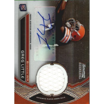 2011 Bowman Sterling #BSARGL Greg Little JSY AU