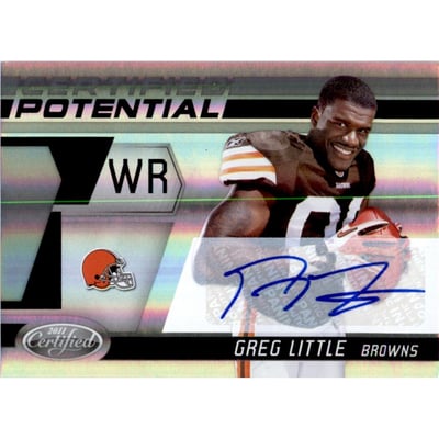 2011 Certified Certified Potential Autographs #14 Greg Little/50
