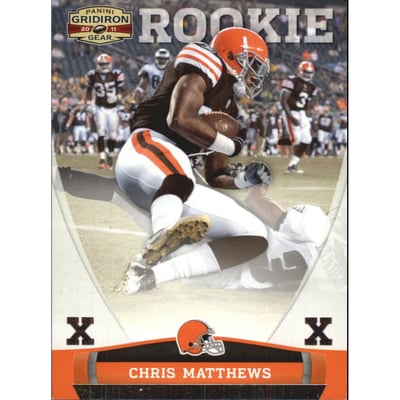2011 Panini Gridiron Gear Silver X's #243 Chris Matthews