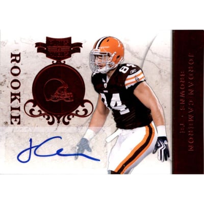 2011 Panini Plates and Patches #141 Jordan Cameron AU/199 RC