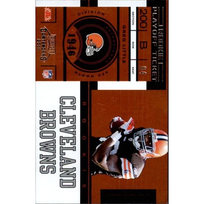 2011 Playoff Contenders Playoff Ticket #204 Greg Little