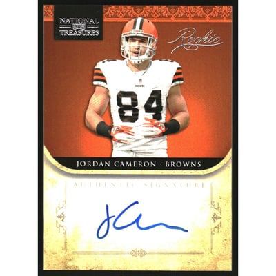 2011 Playoff National Treasures #251 Jordan Cameron AU RC