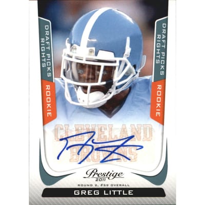 2011 Prestige Draft Picks Rights Autographs #242 Greg Little/499