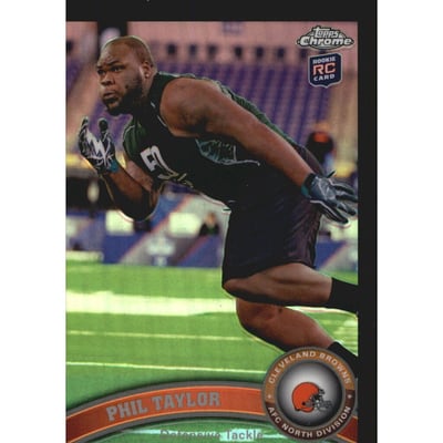 2011 Topps Chrome Black Refractors #126 Phil Taylor