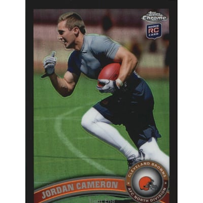2011 Topps Chrome Black Refractors #58 Jordan Cameron