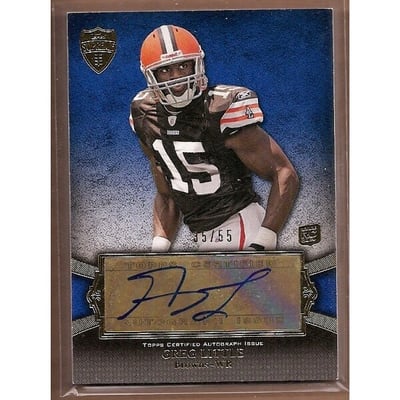 2011 Topps Supreme Rookie Autographs #SRAGL Greg Little/55