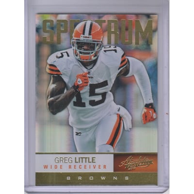 2012 Absolute Spectrum Gold #11 Greg Little