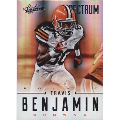 2012 Absolute Spectrum Silver #189 Travis Benjamin
