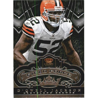 2012 Crown Royale Field Force Blue #2 D'Qwell Jackson