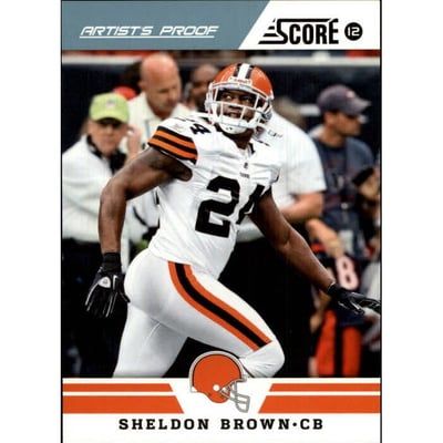 2012 Score Artist's Proof #53 Sheldon Brown