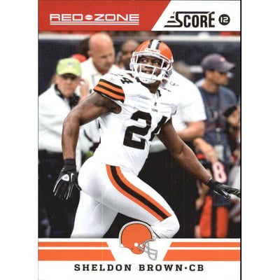 2012 Score Red Zone #53 Sheldon Brown