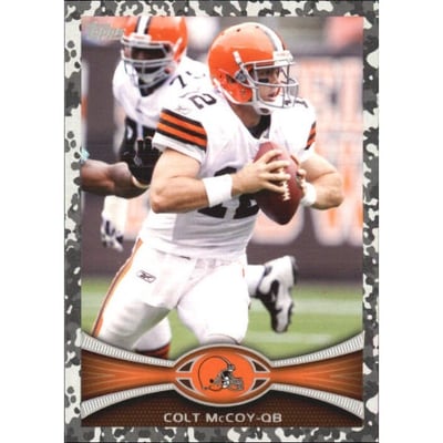 2012 Topps Camo #4 Colt McCoy