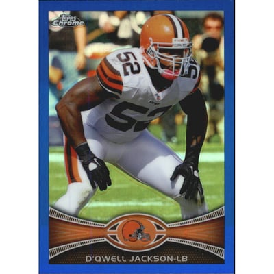 2012 Topps Chrome Blue Refractors #215 D'Qwell Jackson