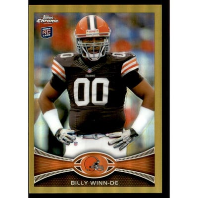 2012 Topps Chrome Gold Refractors #196 Billy Winn