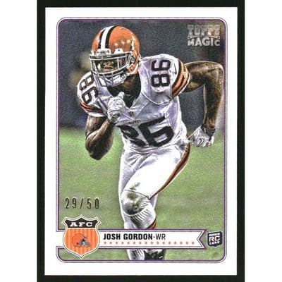 2012 Topps Magic Mini Pigskin 50 #128 Josh Gordon