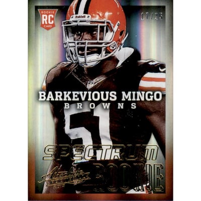 2013 Absolute Spectrum Gold #108B Barkevious Mingo