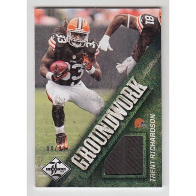 2013 Limited Groundwork Materials #20 Trent Richardson/99