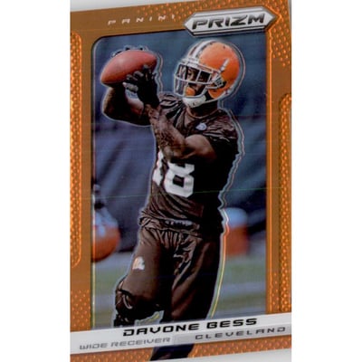 2013 Panini Prizm Prizms Orange Die Cut #16 Davone Bess