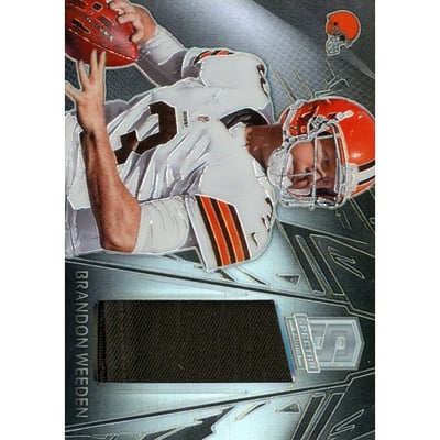 2013 Panini Spectra Materials #13 Brandon Weeden/299