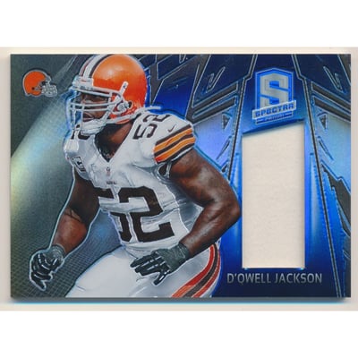 2013 Panini Spectra Materials Spectra Blue #29 D'Qwell Jackson/99