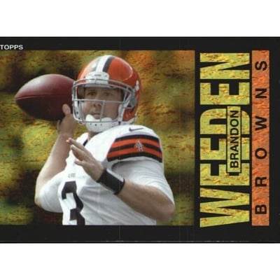 2013 Topps Archives Gold #92A Brandon Weeden/(white jersey)