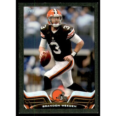 2013 Topps Black #244 Brandon Weeden