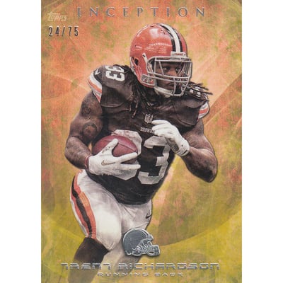 2013 Topps Inception Yellow #15 Trent Richardson