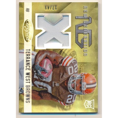 2014 Certified New Generation Materials Mirror Gold #10 Terrance West