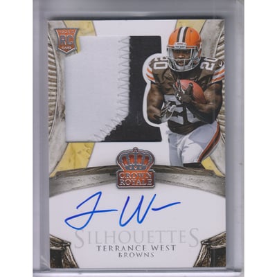 2014 Crown Royale #211 Terrance West JSY AU/299 RC