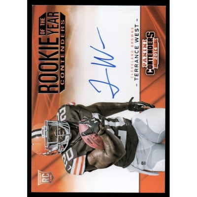 2014 Panini Contenders ROY Contenders Autographs #ROYTW Terrance West