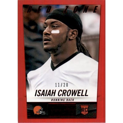 2014 Panini Hot Rookies Red Zone #413 Isaiah Crowell