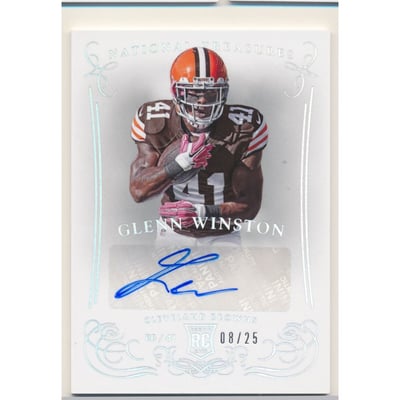 2014 Panini National Treasures Century Silver #229 Glenn Winston AU