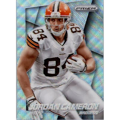 2014 Panini Prizm Prizms Light Blue Wave #39 Jordan Cameron