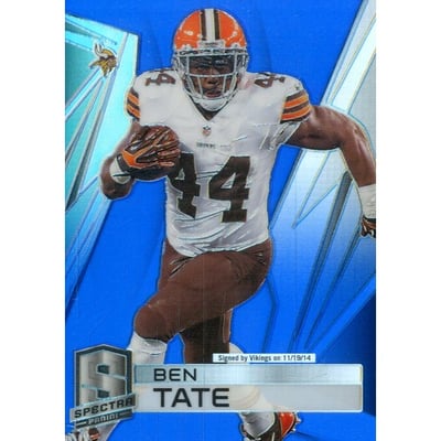 2014 Panini Spectra Prizms Blue #42 Ben Tate