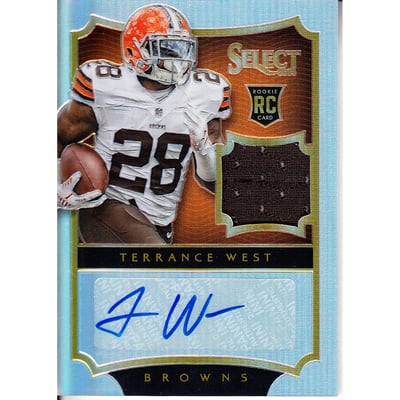 2014 Select Prizm #227 Terrance West JSY AU/99