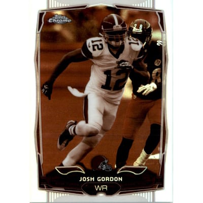 2014 Topps Chrome Sepia Refractors #55 Josh Gordon