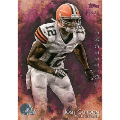 2014 Topps Inception Magenta #79 Josh Gordon