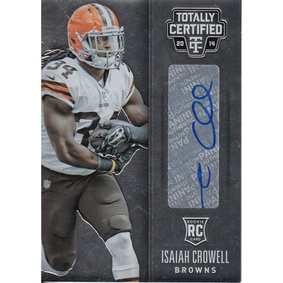 2014 Totally Certified Rookie Signatures #116 Isaiah Crowell