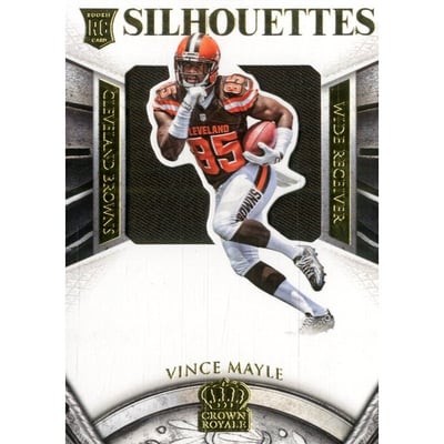 2015 Crown Royale Rookie Silhouettes Gold #241 Vince Mayle