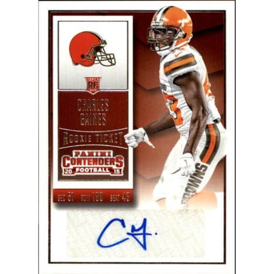 2015 Panini Contenders #243 Charles Gaines AU RC