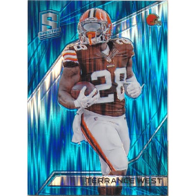 2015 Panini Spectra Neon Blue #107 Terrance West