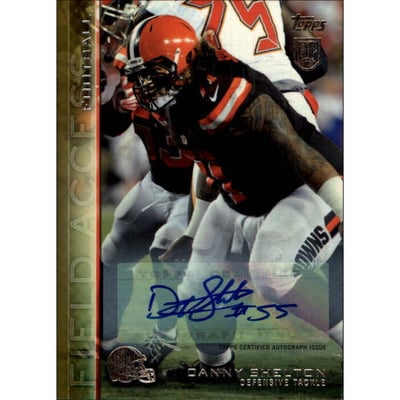 2015 Topps Field Access Autographs Gold #77 Danny Shelton