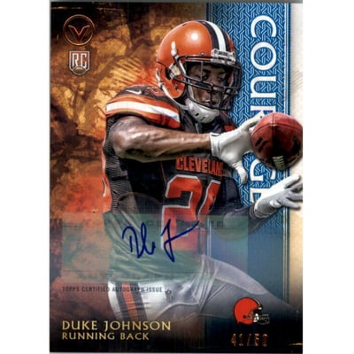 2015 Topps Valor Autographs Courage #41 Duke Johnson
