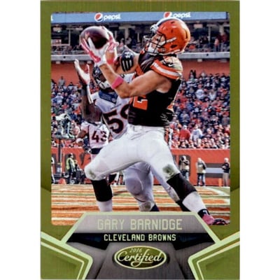 2016 Certified Mirror Gold #100 Gary Barnidge