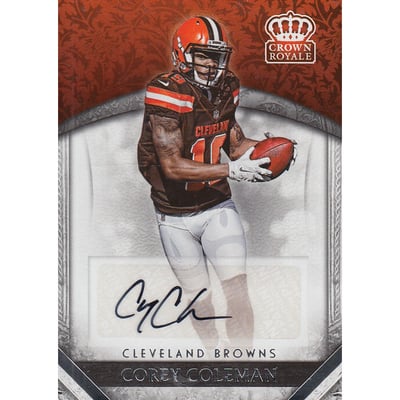 2016 Crown Royale Rookie Autographs #8 Corey Coleman