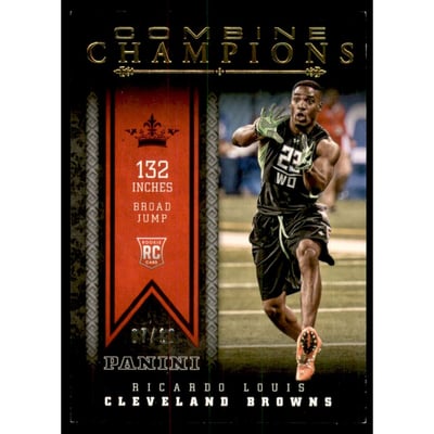 2016 Panini Combine Champions Gold #6 Ricardo Louis